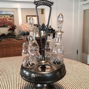 Antique Silver Plate Cruet Castor by Rockford Silver Company